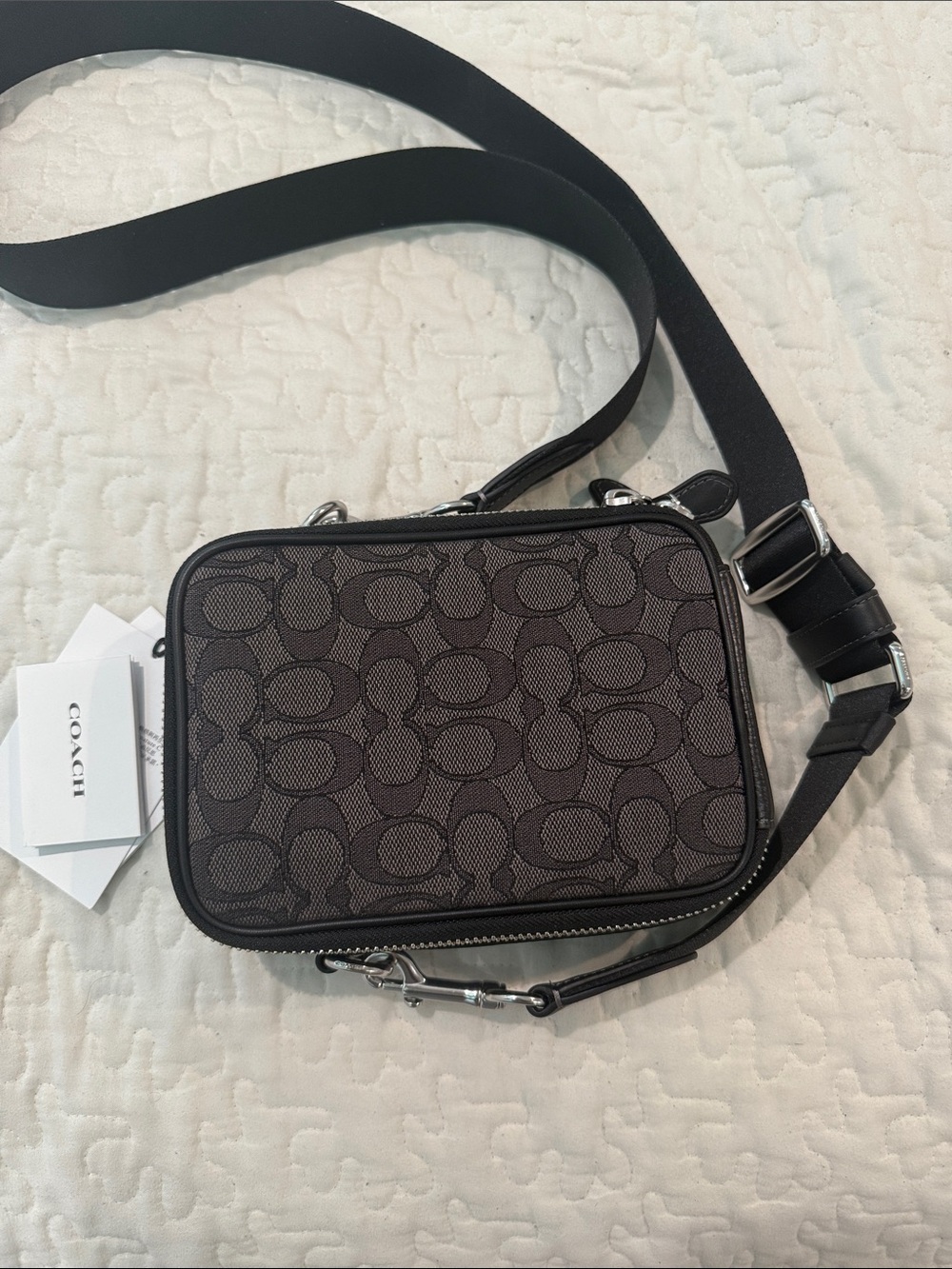 Coach Stanton Crossbody Bag in Signature Print - Picture 3 of 5